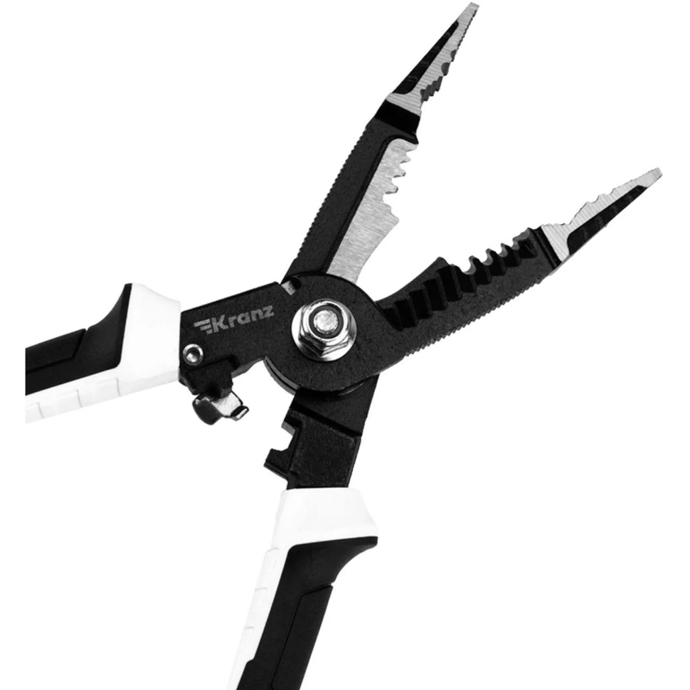 Плоскогубцы профессиональные многофункциональные 200мм KRANZ KR-12-4655-5 Плоскогубцы профессиональные многофункциональные 200мм KRANZ KR-12-4655-5