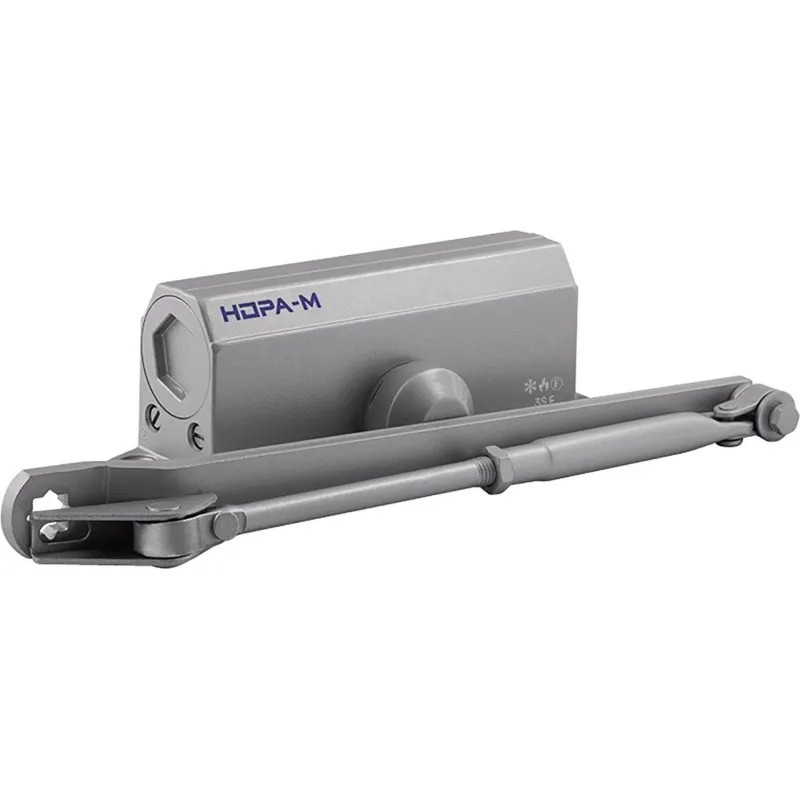 Доводчик НОРА-М №3S F фиксация бол. (50-80кг) (сер.) Доводчик НОРА-М №3S F фиксация бол. (50-80кг) (сер.)