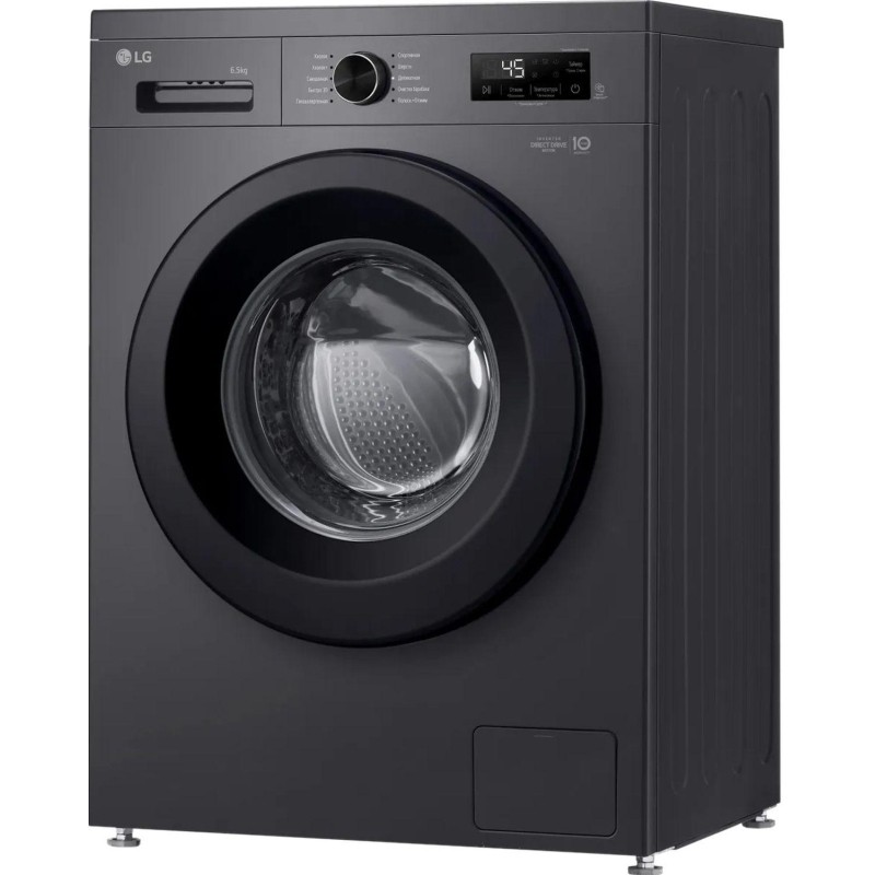 Стиральная машина LG F2Y1WS6J кл.:A фронт. макс.:6.5кг темно-серый инвертер