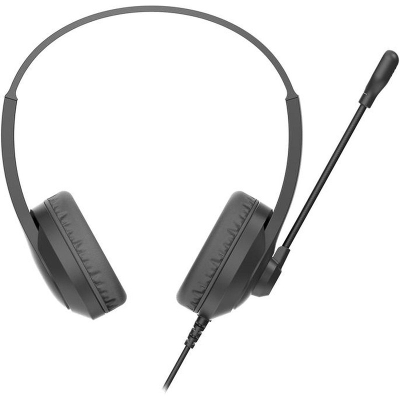 Гарнитура A4Tech Fstyler черный 2м  USB оголовье FH100U (STONE BLACK)