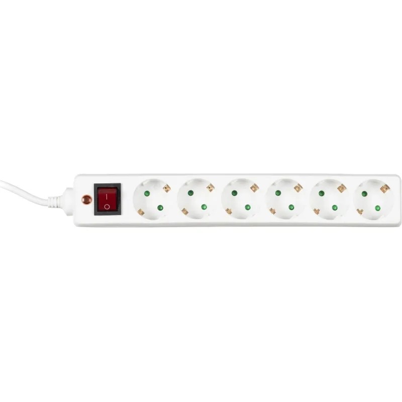 Сетевой фильтр BigTech CD6-1,8W1 (6р/1,8м/10А/2500Вт 1мм 2500Вт)