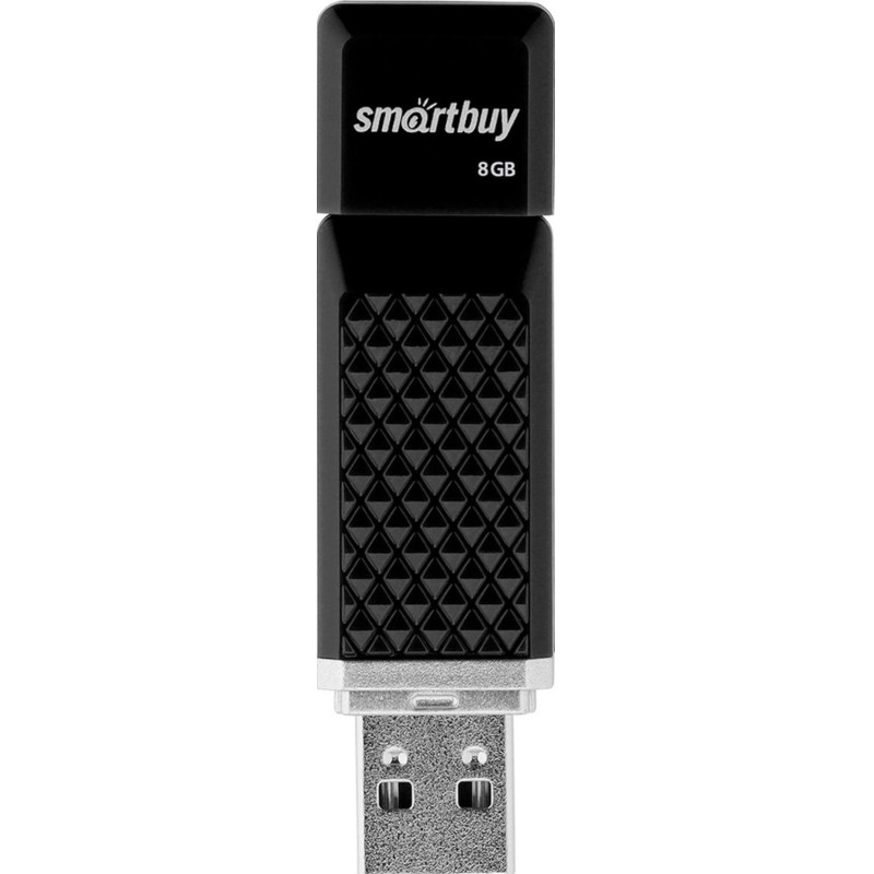 Флеш-память Smartbuy UFD 8GB Quartz series Black (SB8GBQZ-K)