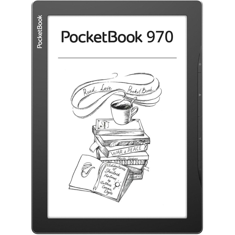 Книга электронная PocketBook 970 Mist Grey (PB970-M-WW), (дымчатый серый)