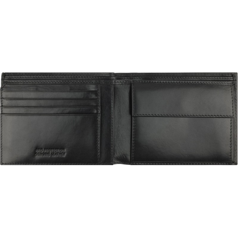 Портмоне BUGATTI Nobile, защ RFID, черн, полиэс, 12х2х9,5 см, 49125401