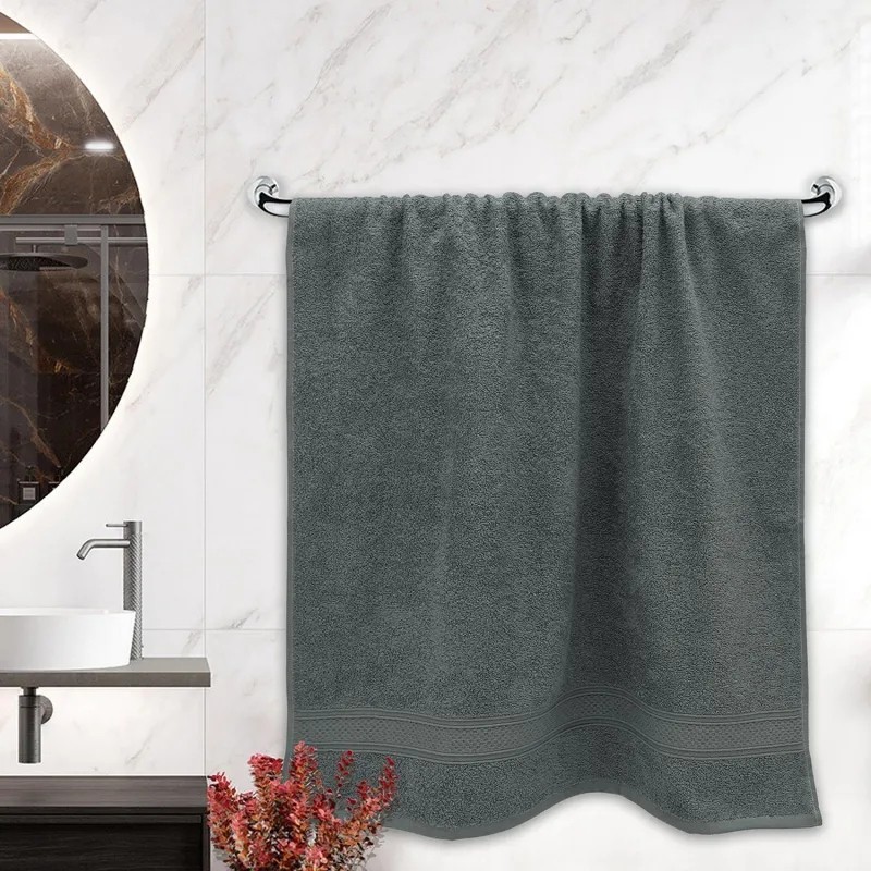 Полотенце махровое СР Арзон М,50х 80,сер,157050