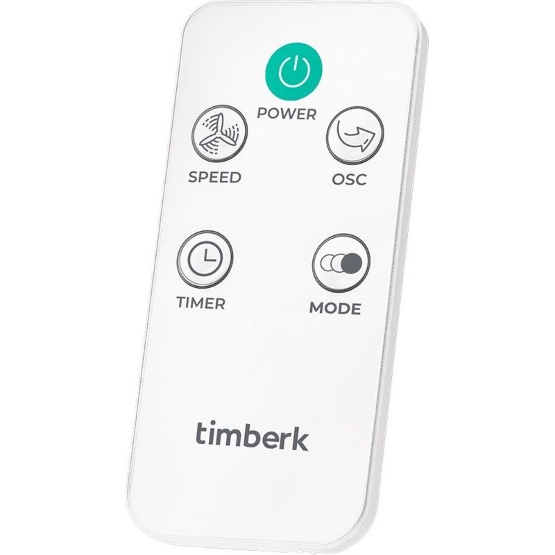 Вентилятор напольный Timberk T-SF1607RC, 45Вт, белый