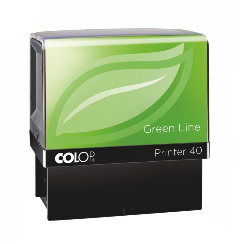 Оснастка для штампов персон. ЭКО Printer 40 Green Line 59х23мм корпус черн