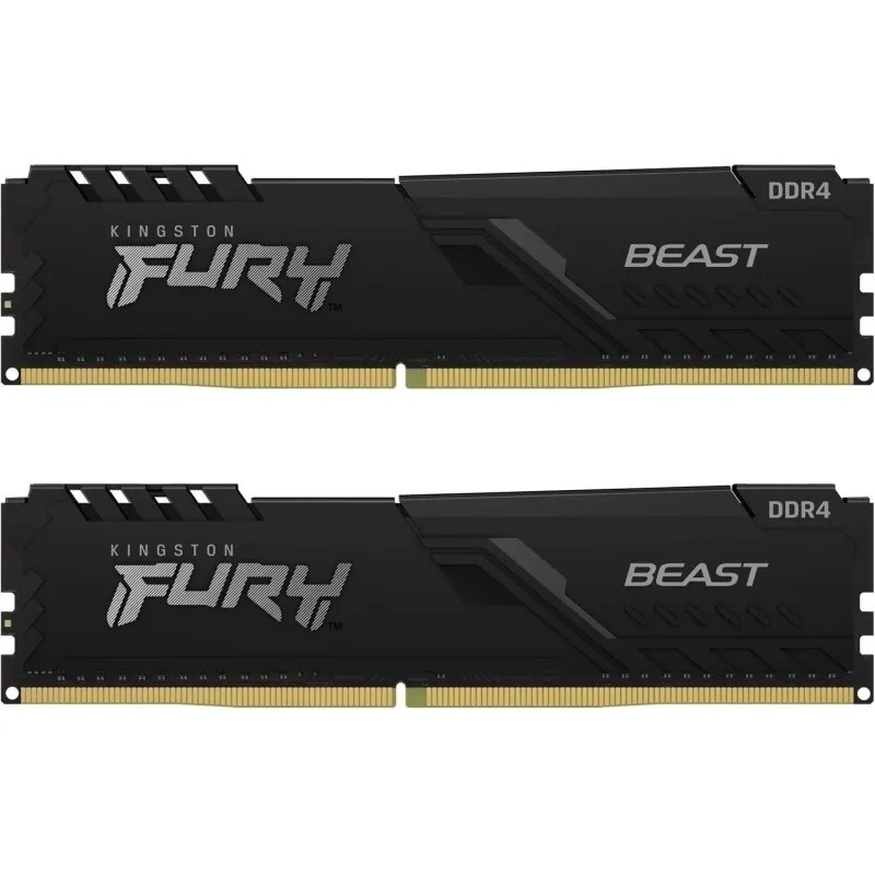 Модуль памяти Kingston FURY 32GB(2x16Gb) DDR4 DIMM 3200Мгц(KF432C16BBK2/32)