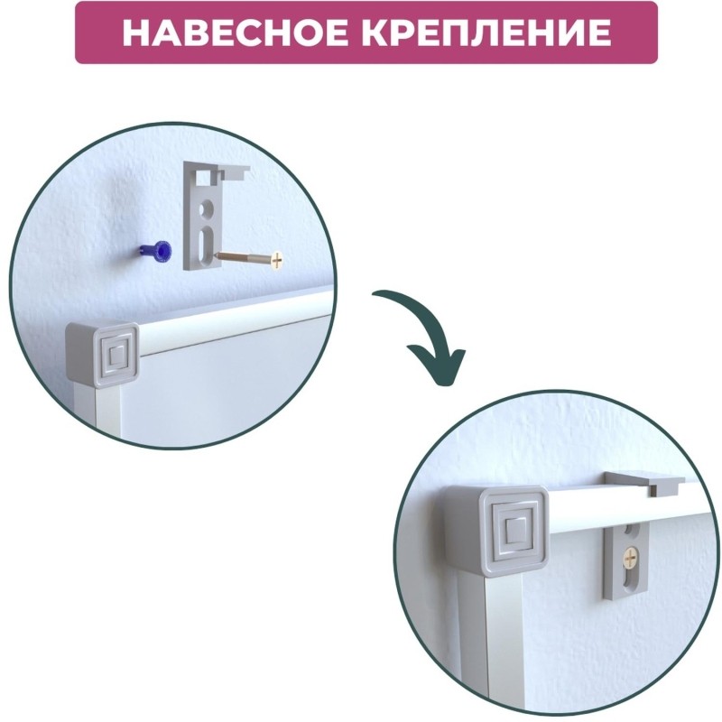 Доска магнитно-маркерная 100x180 см лаковое покрытие алюминиевая рама