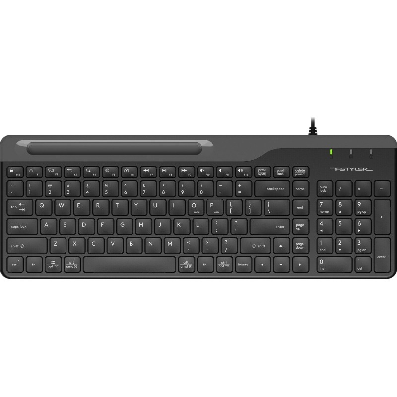 Клавиатура A4Tech Fstyler FK25 черный USB slim
