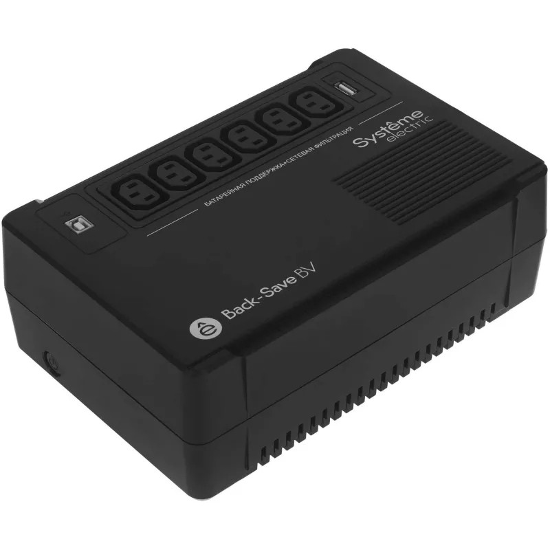 ИБП Systeme Electric Back-Save BVSE800I, 800ВА/480Вт,Line-Int. 6xC13