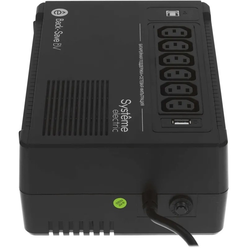 ИБП Systeme Electric Back-Save BVSE800I, 800ВА/480Вт,Line-Int. 6xC13