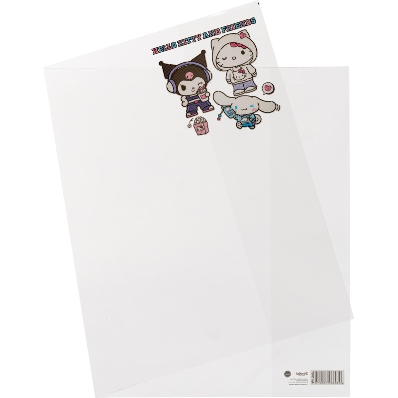 Набор обложек для тетрадей Hello Kitty, 10 шт., 213x350, 100 мкм.76823