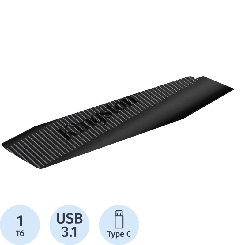 Флеш-память Kingston DataTravelerMax, USB-C 3.2 G2, чер, DTMAX/1TB