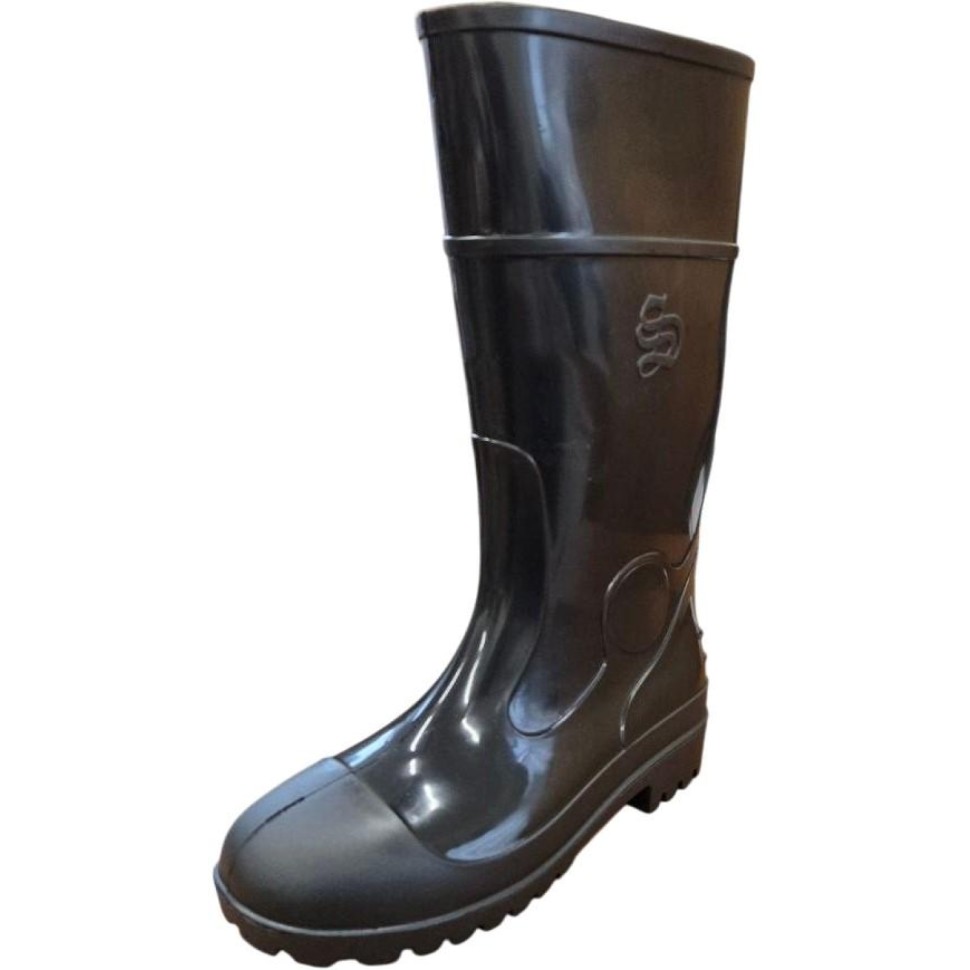 Сапоги ПВХ с МП и МС мужские цв.черный (р.46) Сапоги ПВХ с МП и МС мужские цв.черный (р.46)