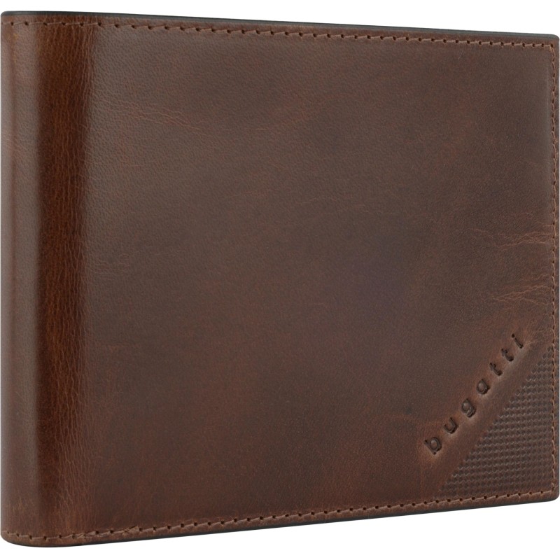 Портмоне BUGATTI Nobile,защRFID, коньячн цв,воловья кожа,12х2х9,5, 49125407