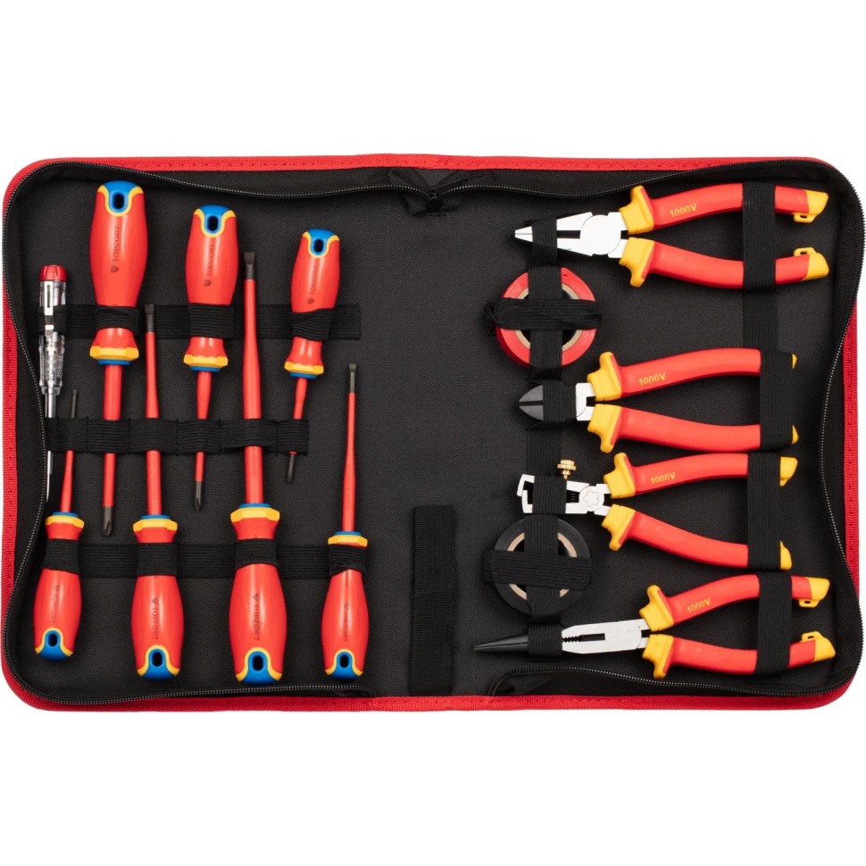 Набор диэлектрических инструментов Topfort 14 предметов (VDE 583114)