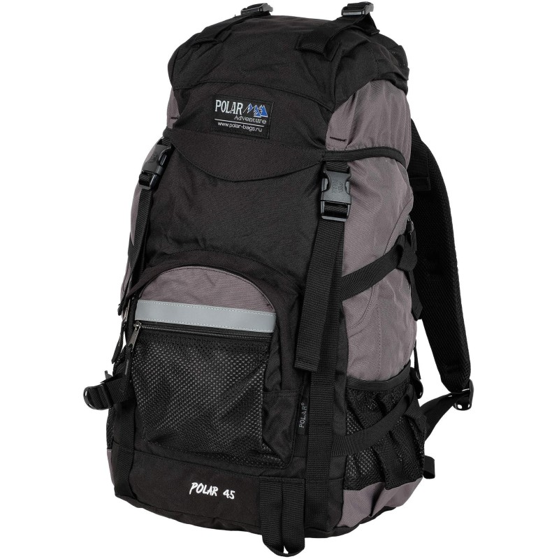 Рюкзак Polar 38.5 л серый/чёрный