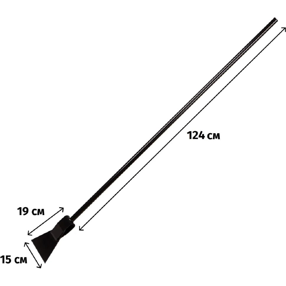Ледоруб-топор Сибртех (15x143см) 61519 металлический черенок 1.4 кг