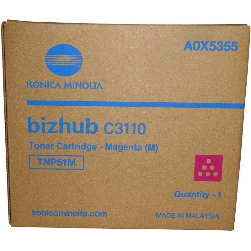 Тонер-картридж Konica Minolta TNP-51M пурп. для bizhub C3110 (A0X5355)