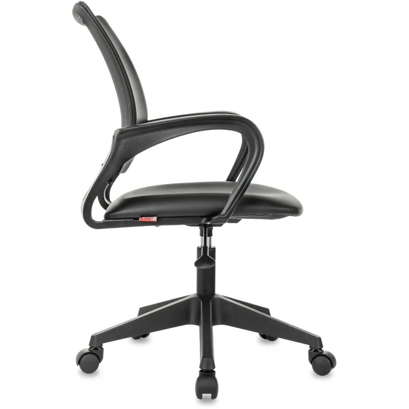 Кресло БР Комус Мебель Echair 396 LT, экокожа, черный, пластик Кресло БР Комус Мебель Echair 396 LT, экокожа, черный, пластик