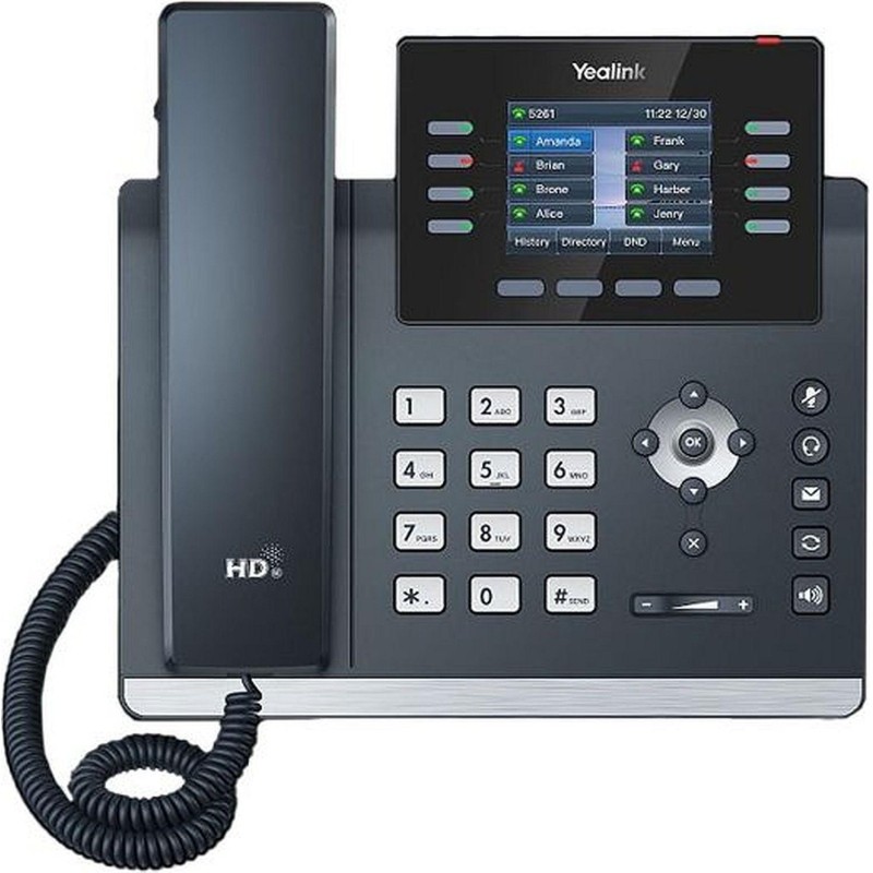 IP-телефон Yealink SIP-T44W,12 аккаун,2 порта USB,Wi-Fi,PoE,GigE,без БП