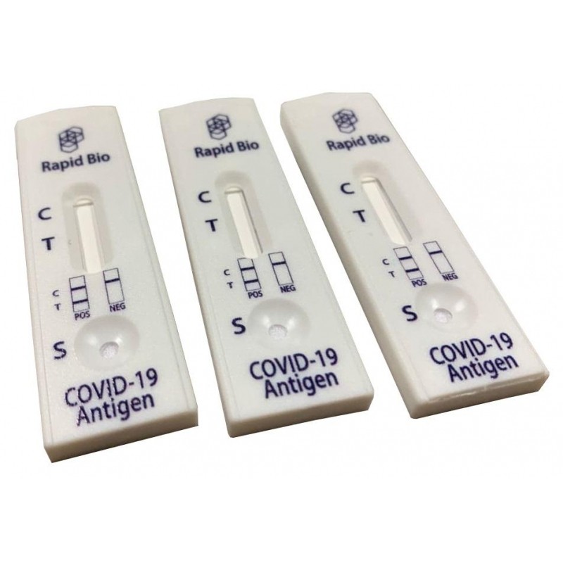 Тест Экспресс на антиген Covid-19 Rapid Bio 20 шт/уп комплект 2/3
