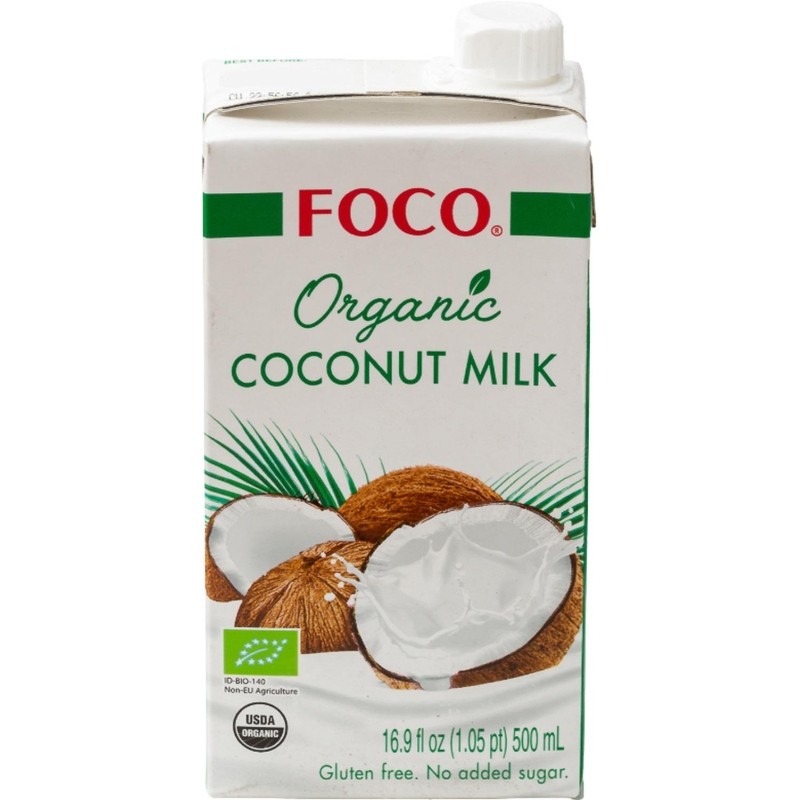 Молоко кокосовое FOCO Organic Tetra Pak 500мл