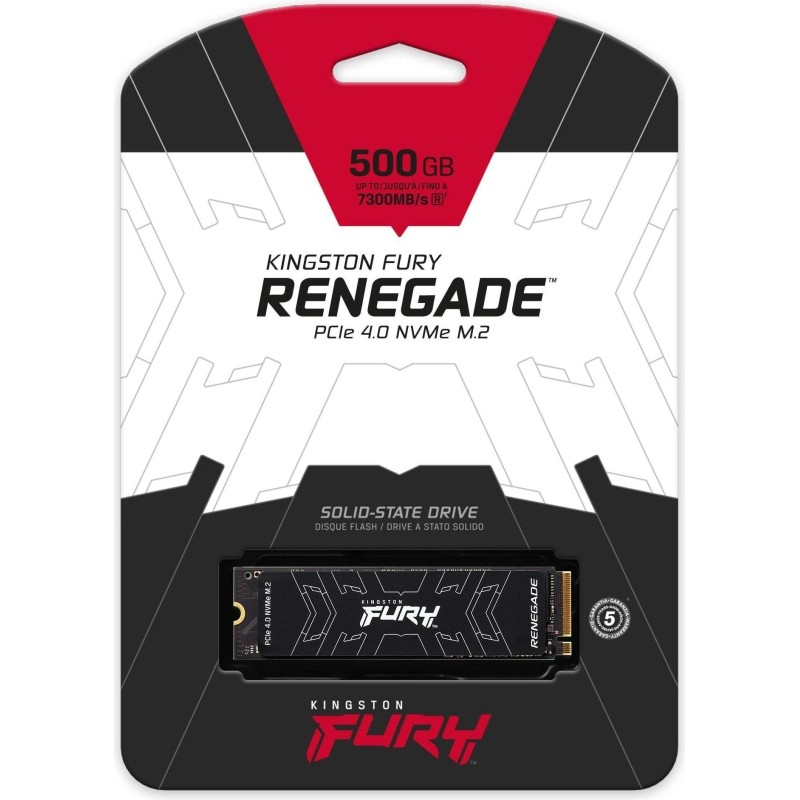 SSD накопитель Kingston (SFYRS/500G) 500GB Fury Renegade M.2 PCIe 4.0 x4
