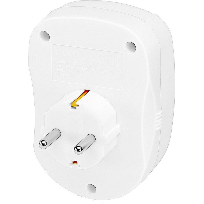 Сетевой фильтр Buro 100SH-W (1 розетка) белый (коробка)