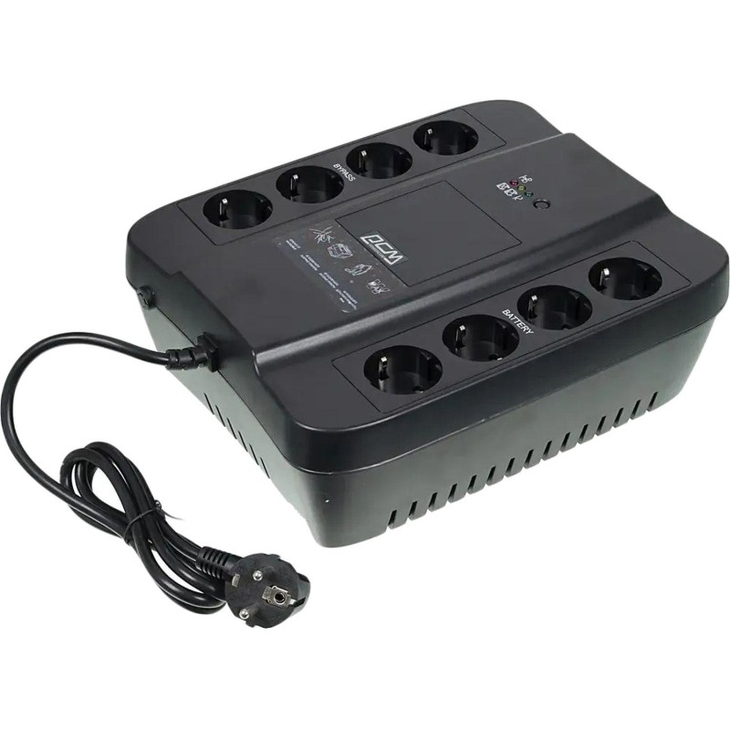 ИБП Powercom SPIDER SPD-650U, Line-Int, 650VA/390W, 8xEURO, USB