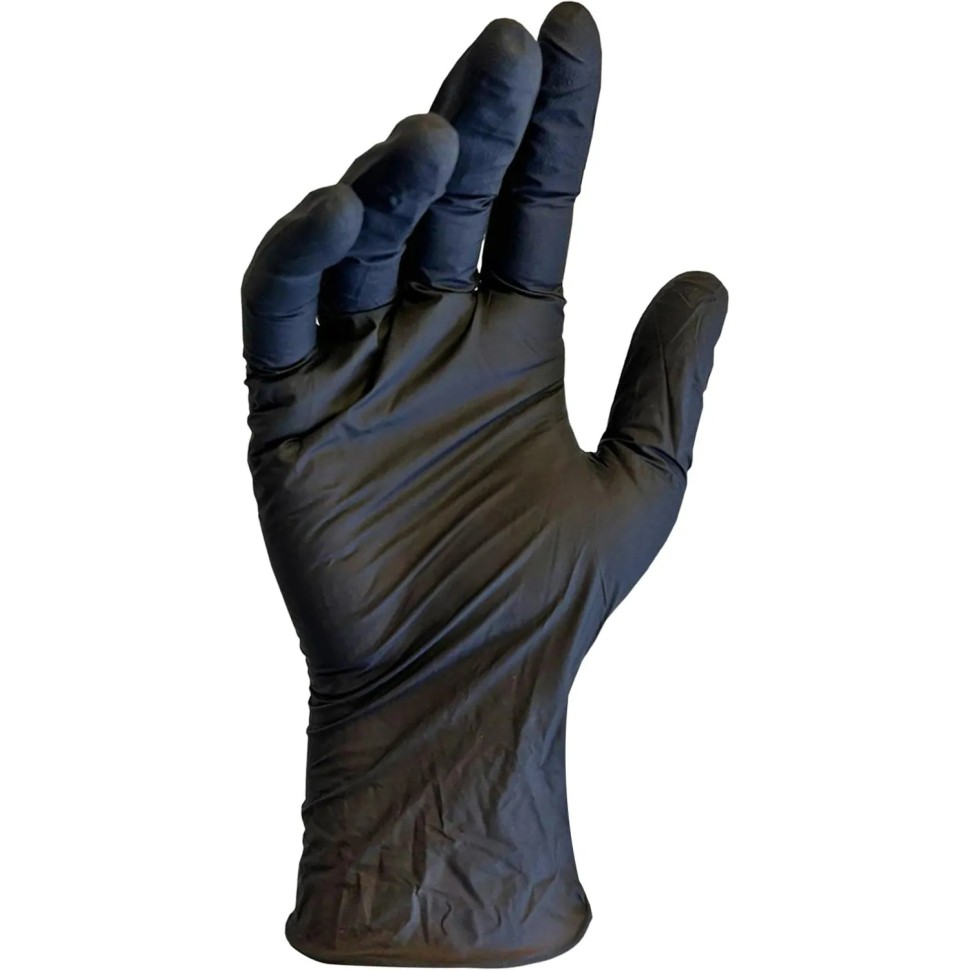 Перчатки нитрил. н/с. н/о, черные MediOk (M) 50п/уп, 3,5гр