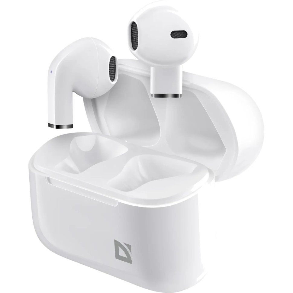 Наушники Defender Twins 955 Белый, TWS, Bluetooth