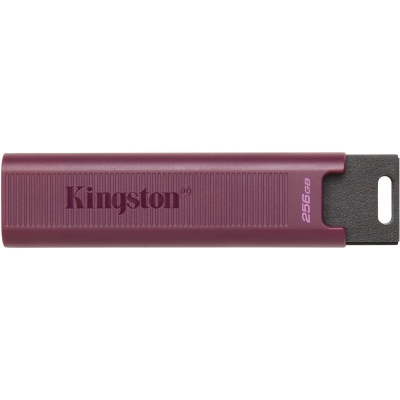 Флеш-память Kingston DataTraveler MaxA, 256 ГБ USB3.2 Gen 2 Type-A/бордовый