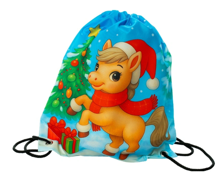 Новогодний сладкий подарок Зимняя забава Мешок 1000 грамм, K066