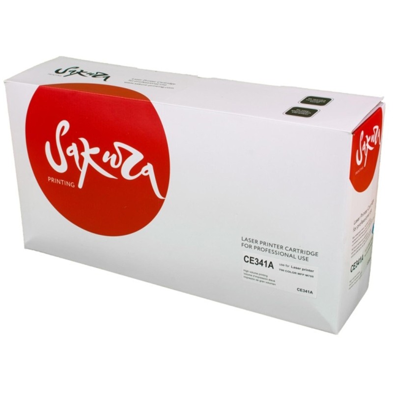 Картридж лазерный SAKURA CE341A гол. для HP LJ  700/775