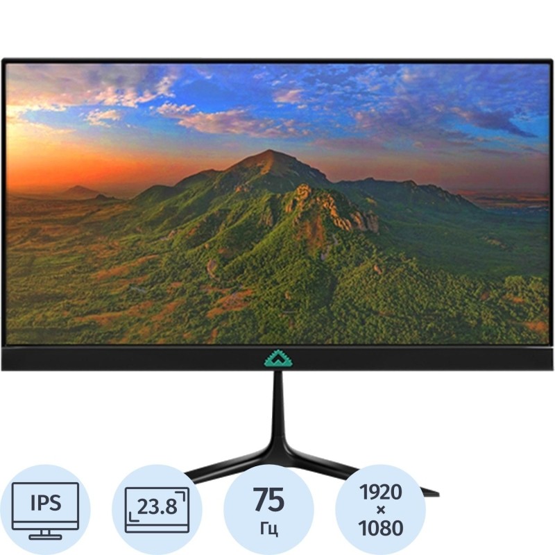 Монитор БЕШТАУ (M24FHD/BHM)23,8/FHD/IPS/75Hz/300cd/5ms/VGA/HDMI/DP