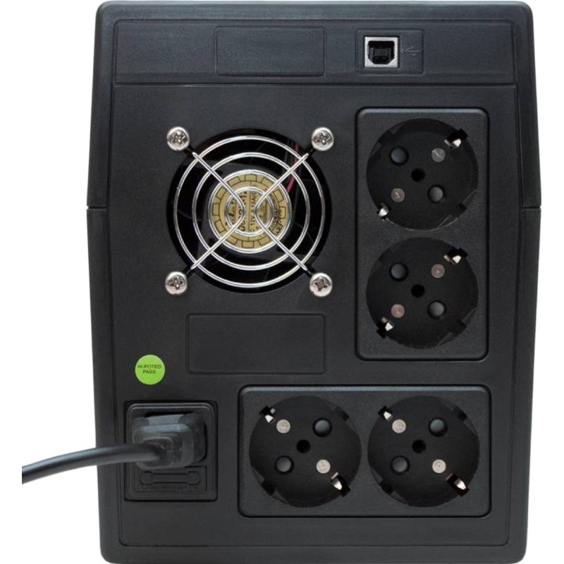 ИБП Powerman Back Pro 1500 PLUS, линейно-интеракт, 1500ВА/900Вт, 4 EURO,USB