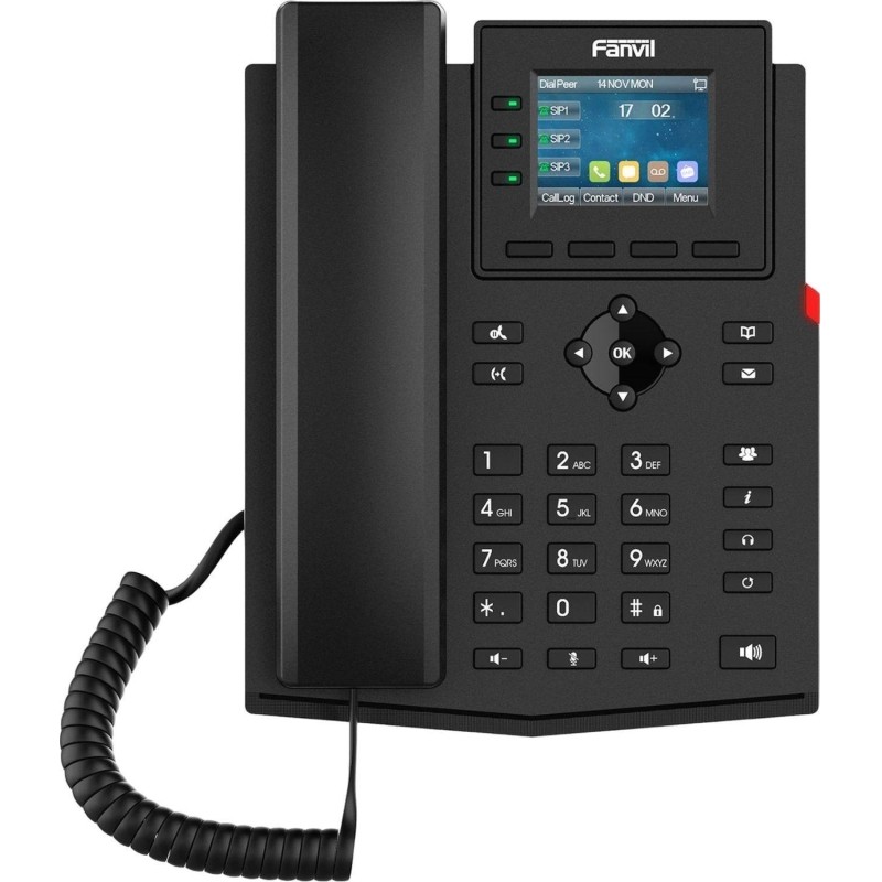 IP-телефон Fanvil X303G, 10/100/1000, LCD 320x240