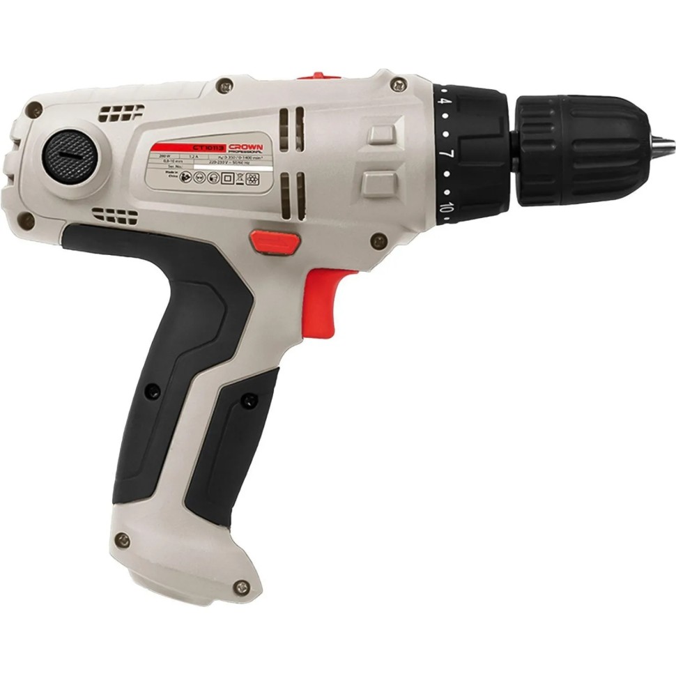Дрель-шуруповерт сетевая CROWN CT10113