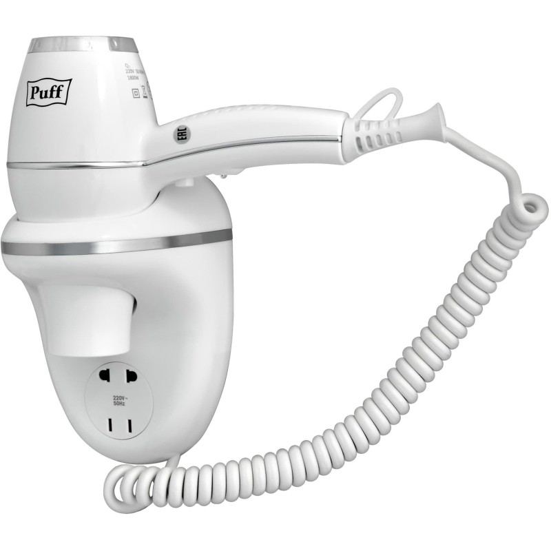 Фен Puff-1800В, белый, 1,8 кВт